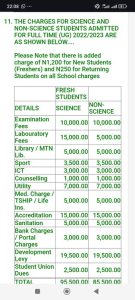UNIBEN School Fees 2025/2026: Complete Guide to Admission Requirements, Cut-Off Marks & Payment Process 3 UNIBEN - CHARGES FOR SCIENCE AND NON-SCIENCE STUDENTS ADMITTED FOR FULL TIME (UG) 2022/2023 ARE