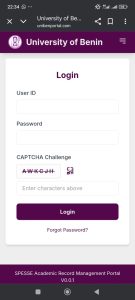 UNIBEN School Fees 2025/2026: Complete Guide to Admission Requirements, Cut-Off Marks & Payment Process 2 UNIBEN Admission Portal registration & login