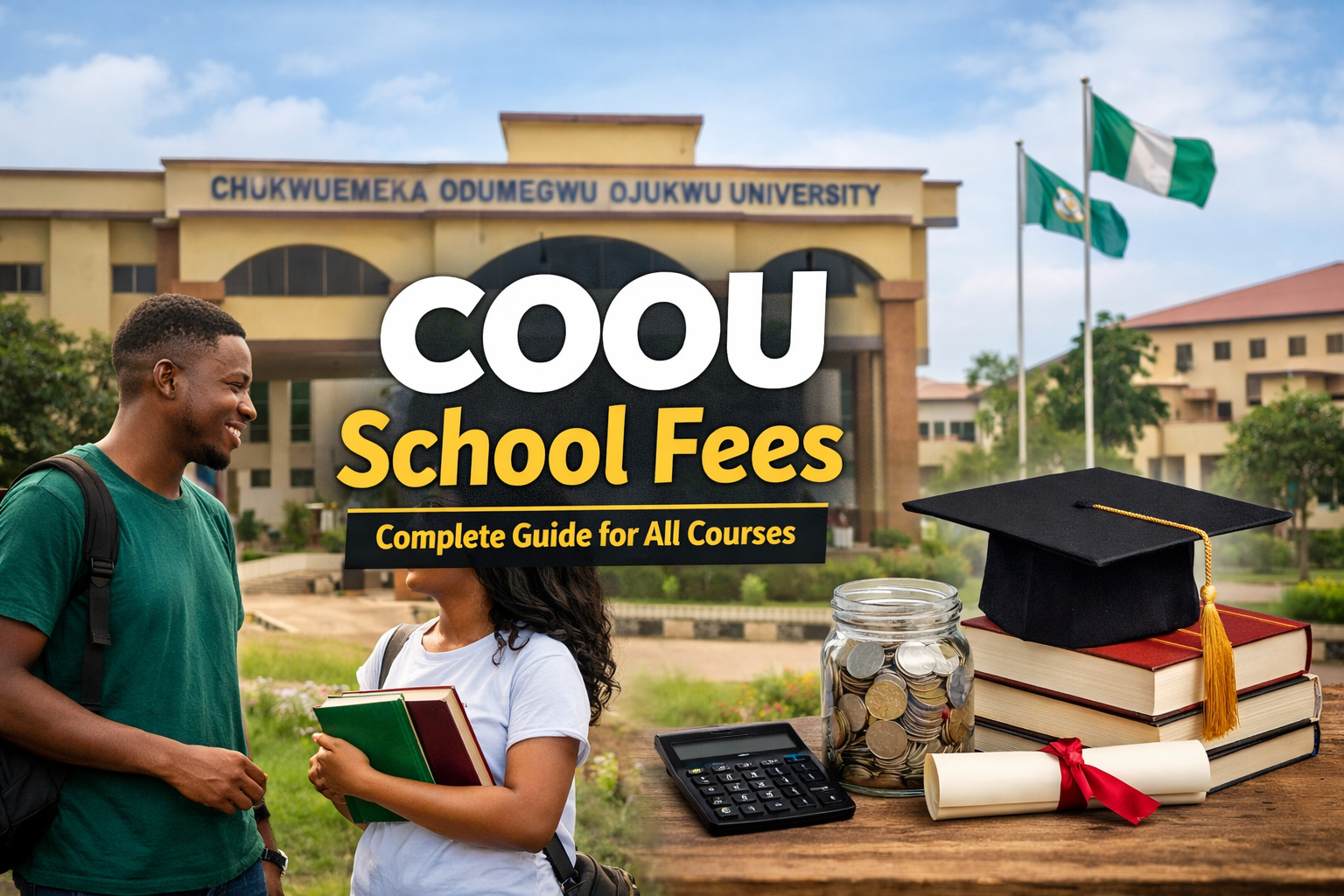 COOU School Fees for All Courses