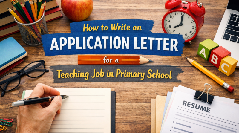 Writing a teaching job application