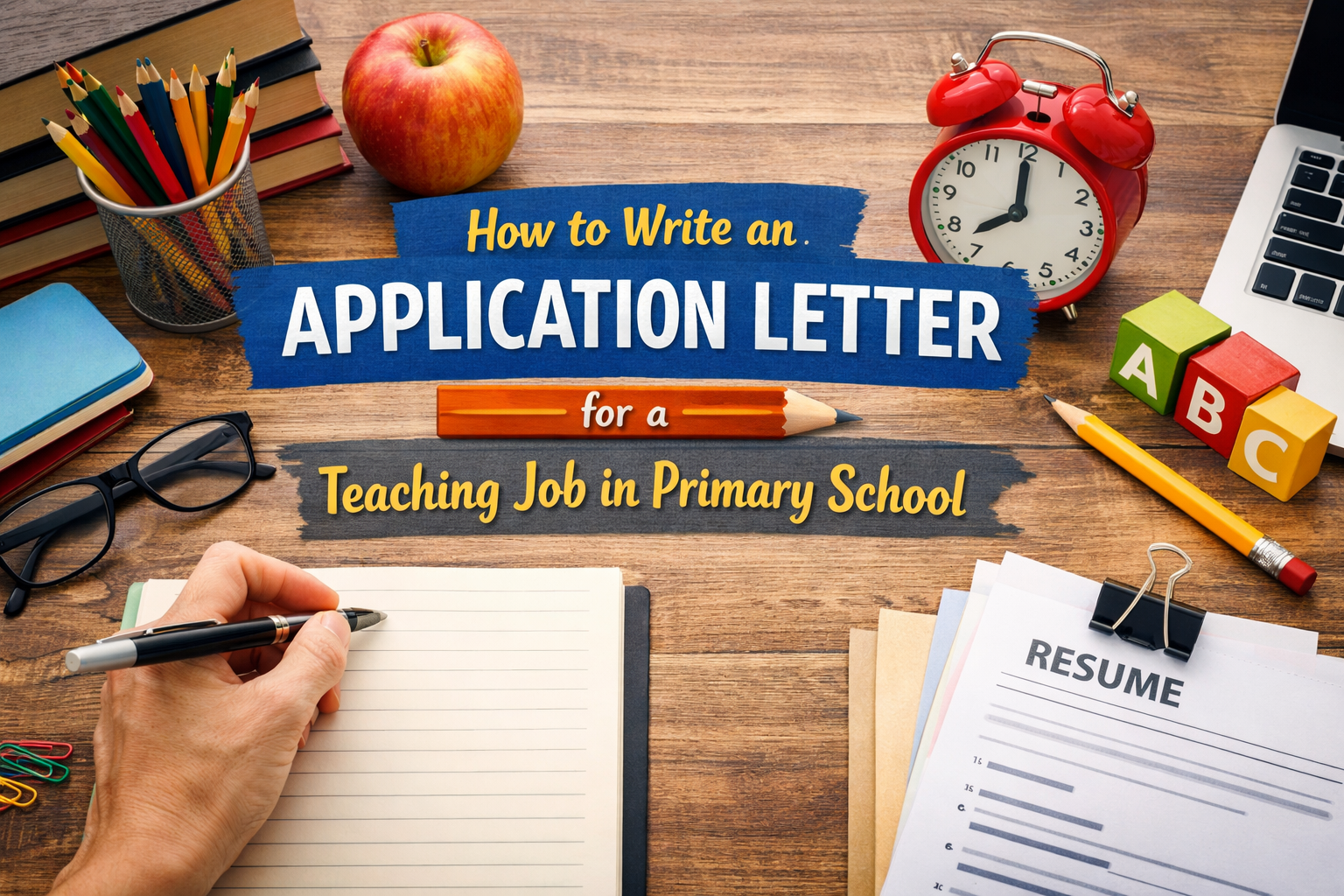 Writing a teaching job application